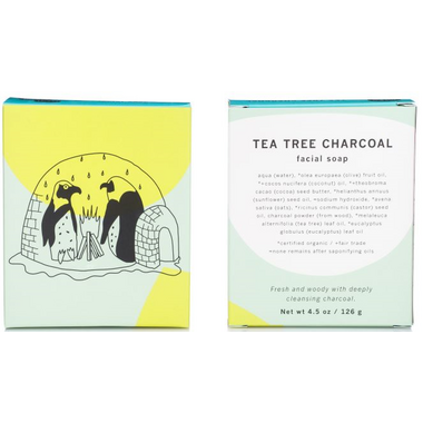 Meow Meow Tweet Facial Bar Cleanser – Tea Tree Charcoal