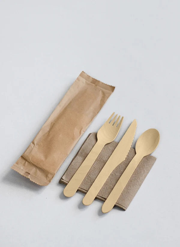 Compostable Cutlery Kits – $0.30–$0.50 each 200 pieces