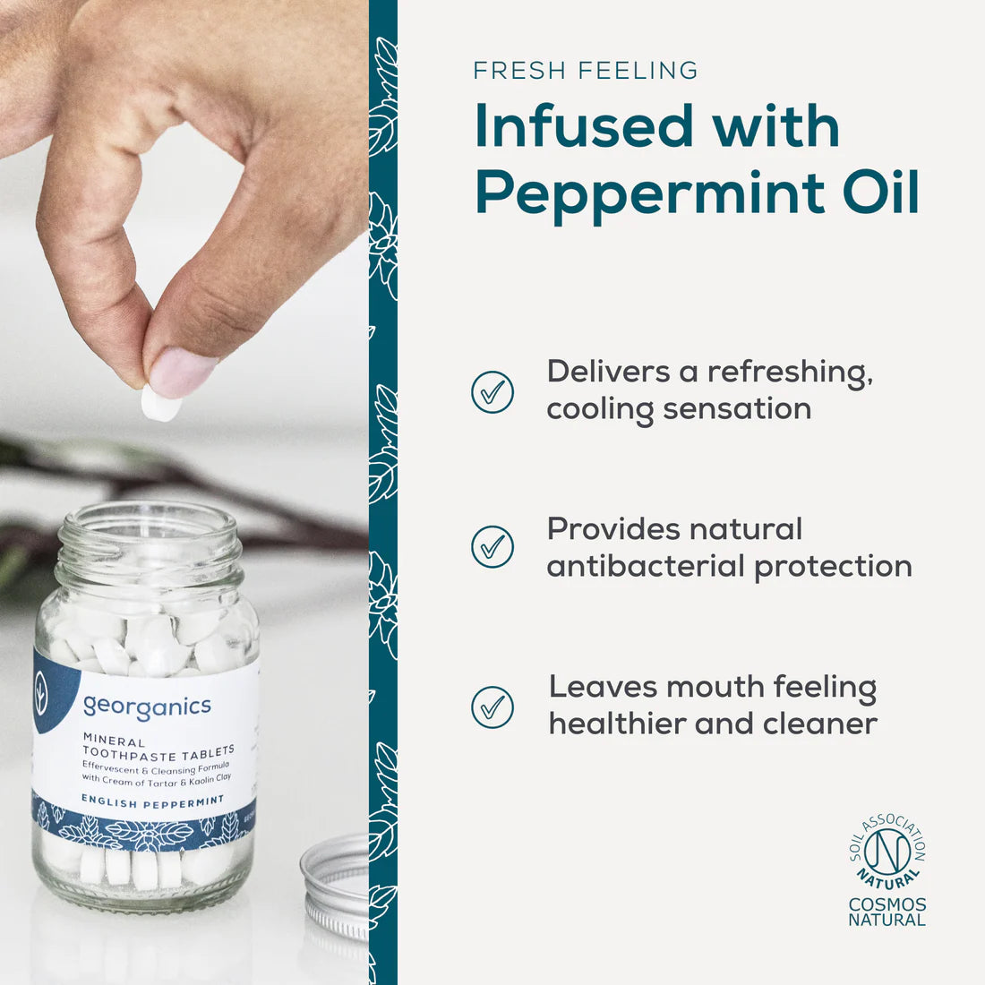 English Peppermint Toothpaste Tablets (120 tabs)