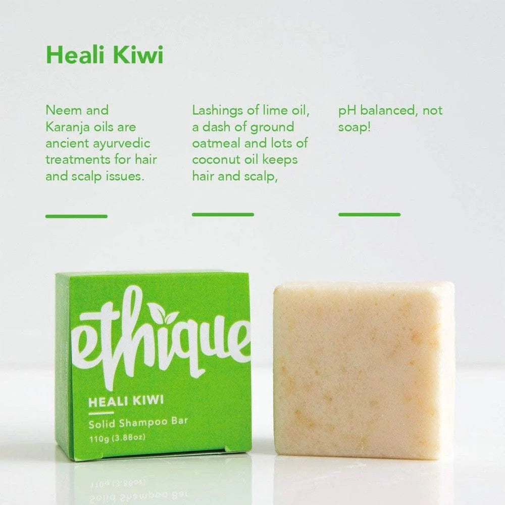 Ethique Solid Shampoo Bar – Heali Kiwi