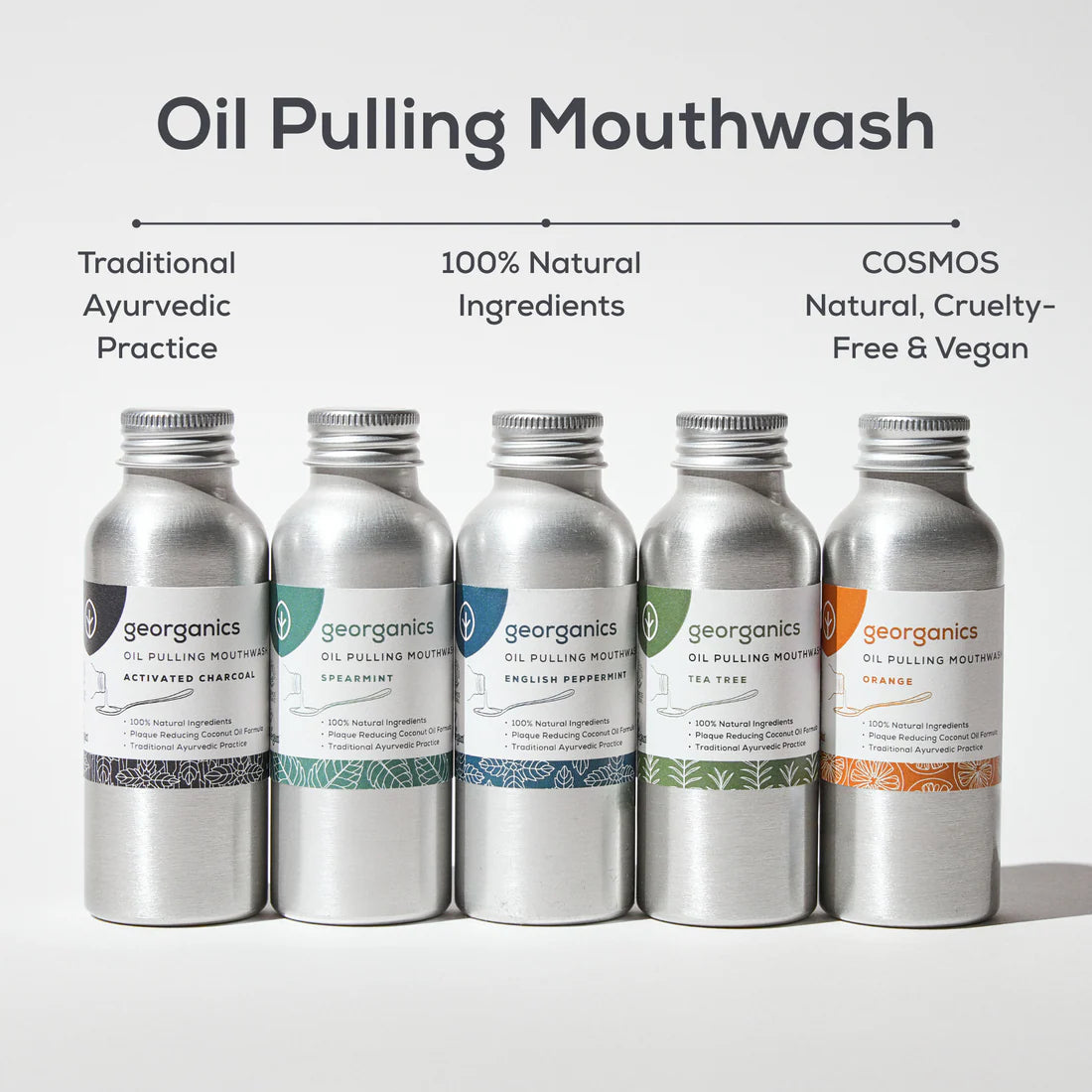 English Peppermint Oil-Pulling Mouthwash