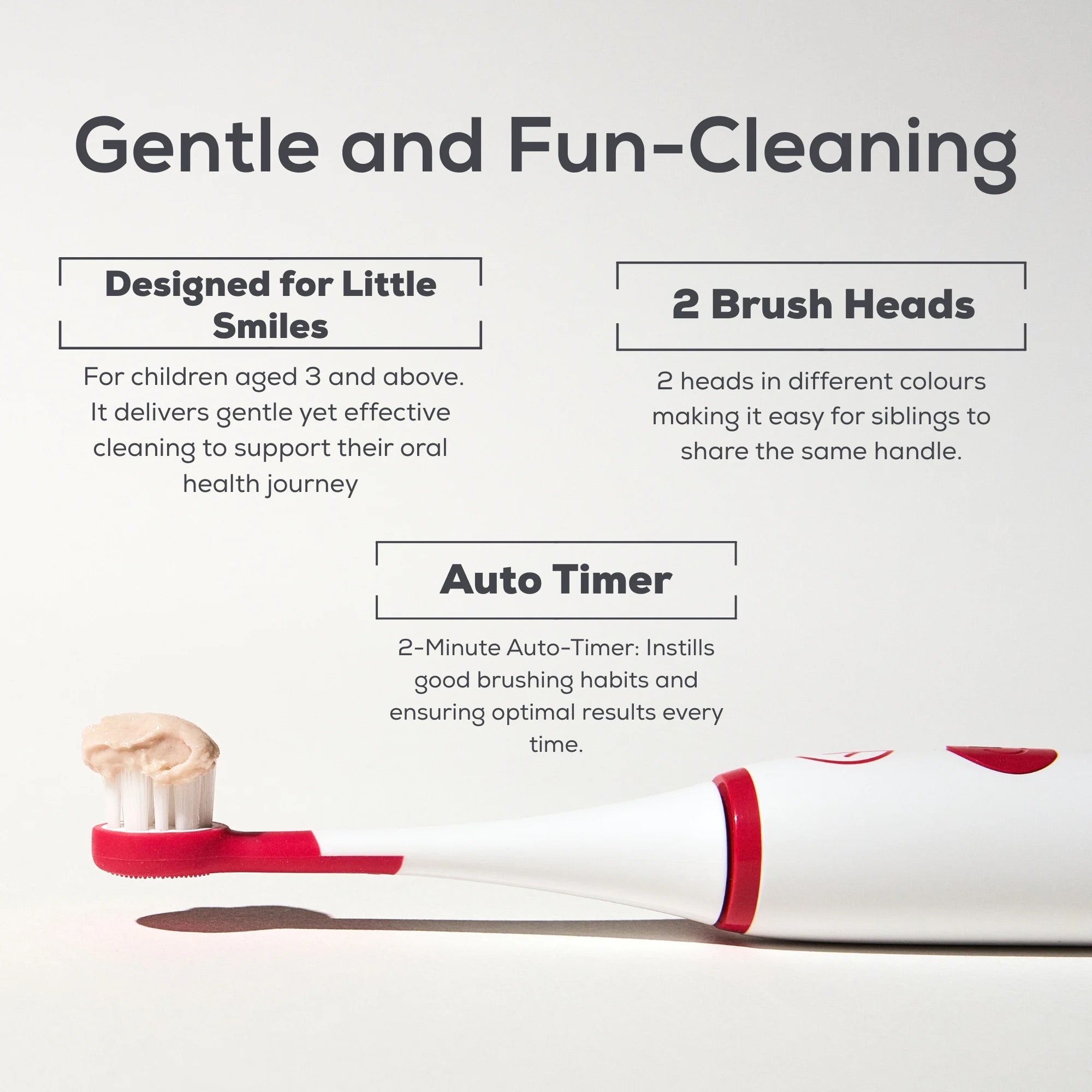 Sonic Toothbrush Set for Kids