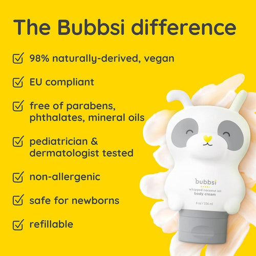 Bubbsi Coconut Oil Baby Lotion – Refillable
