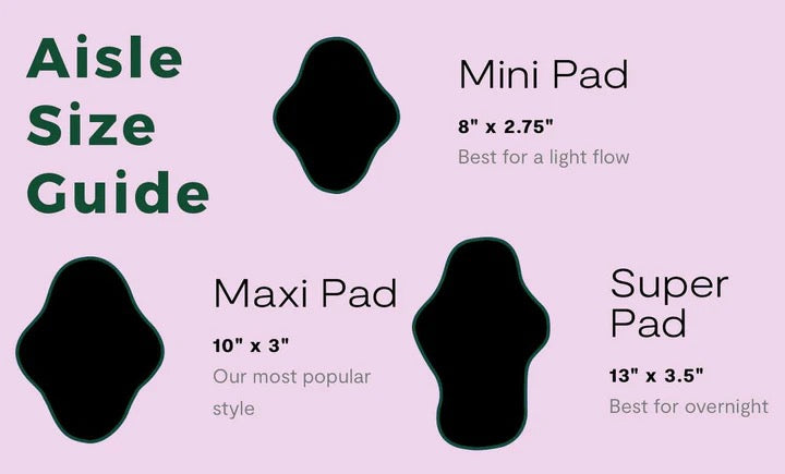 Aisle Reusable Pads – Maxi & Mini