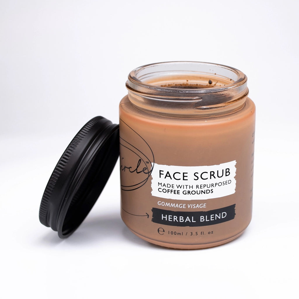 Coffee Face Scrub [Herbal] Vegan Exfoliator