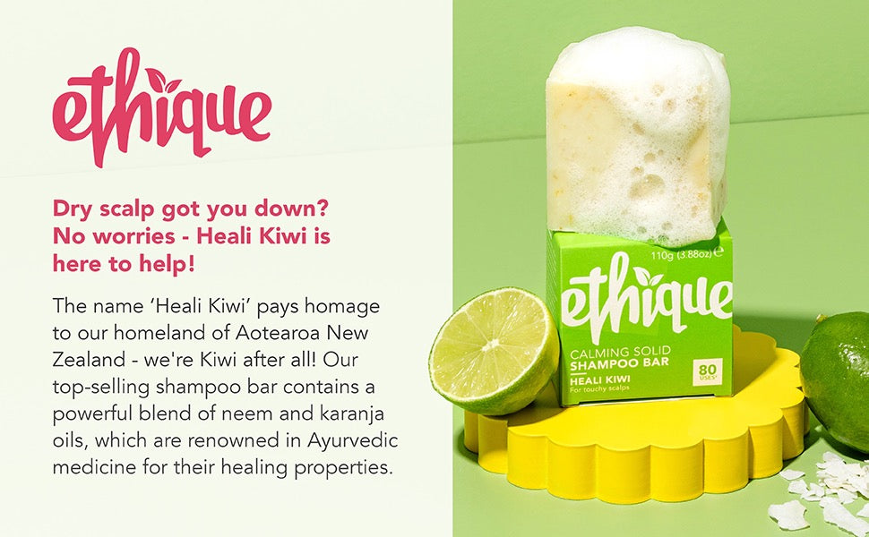 Ethique Solid Shampoo Bar – Heali Kiwi