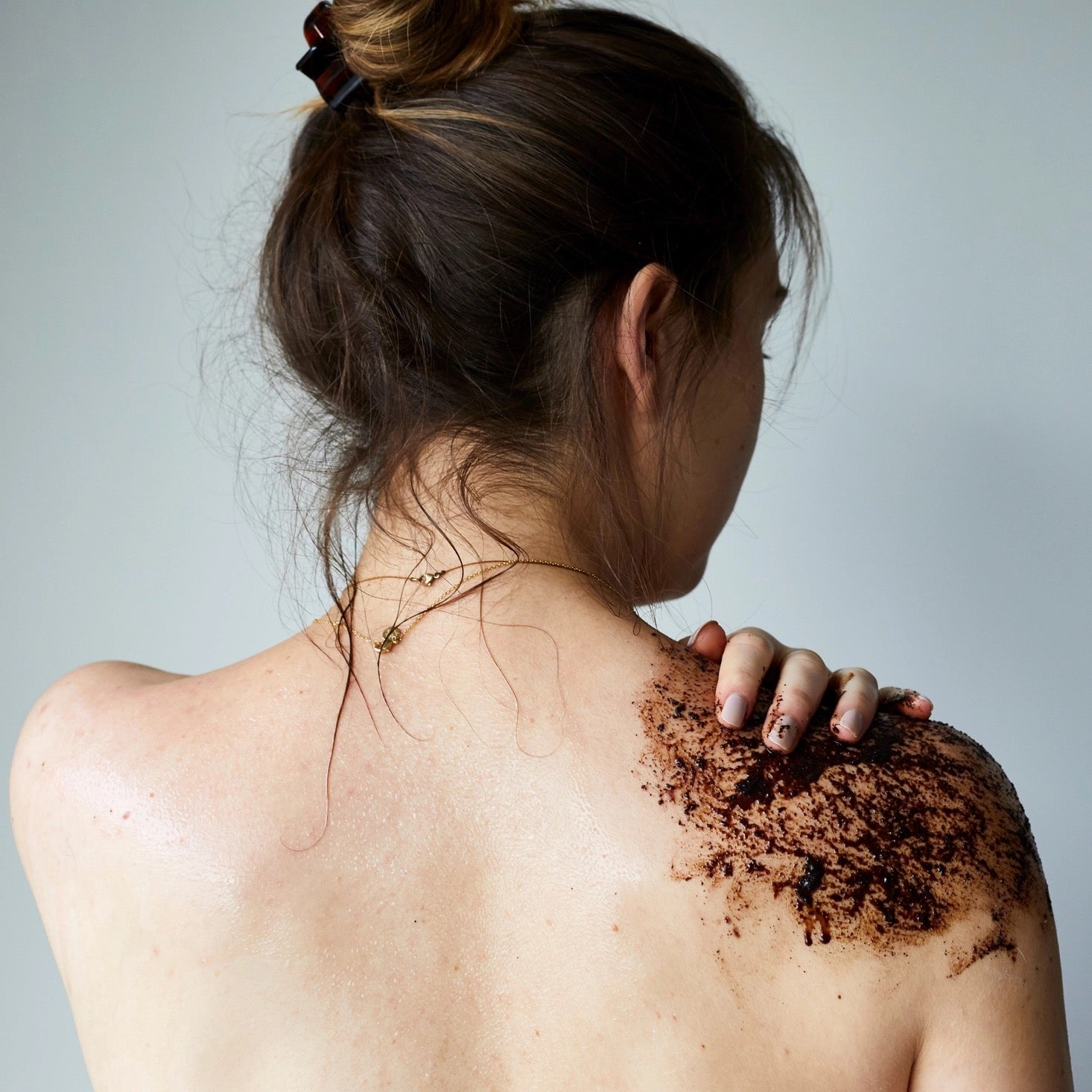 Eco Friendly Lemongrass Body Scrub with Coffee + Shea Butter