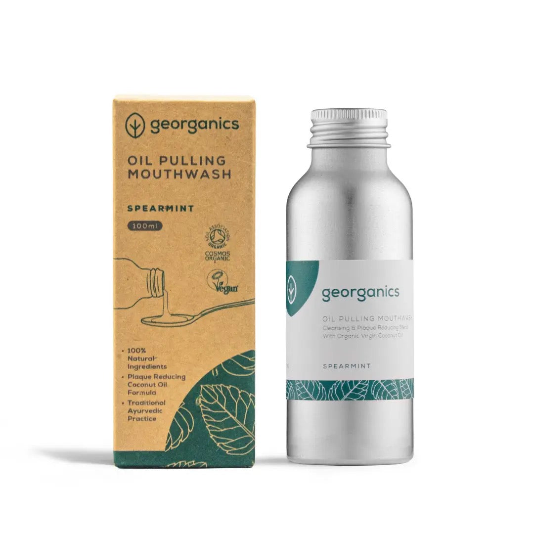 English Peppermint Oil-Pulling Mouthwash