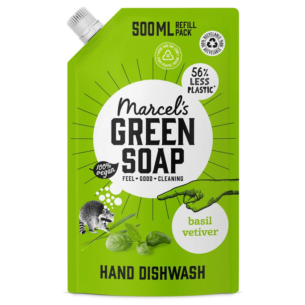 Hand Dishwash Refill Basil & Vetiver