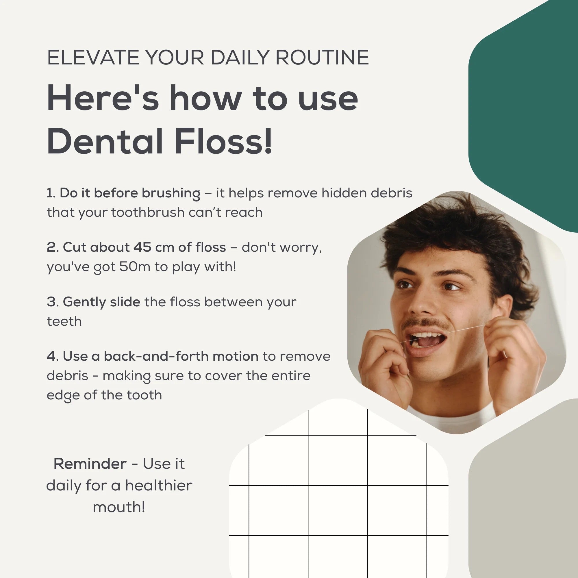 Fluoride Floss - Activated Charcoal