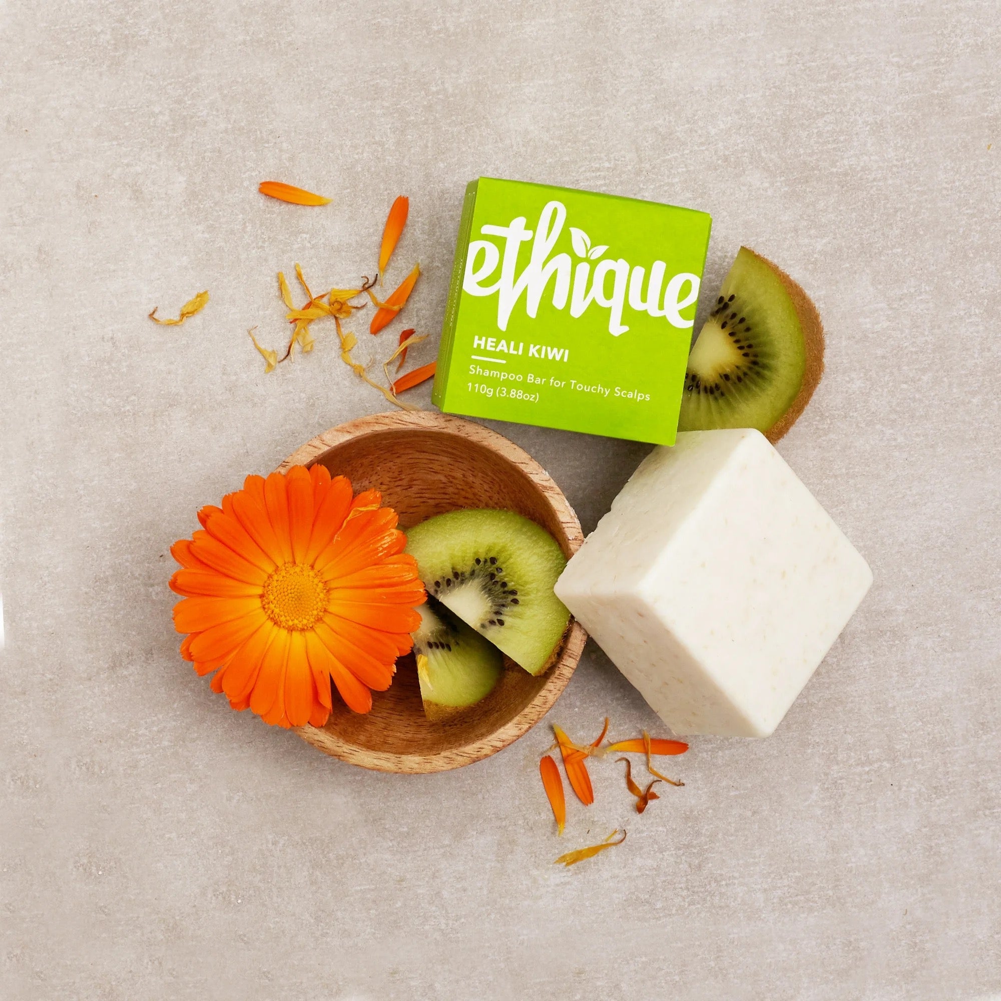 Ethique Solid Shampoo Bar – Heali Kiwi